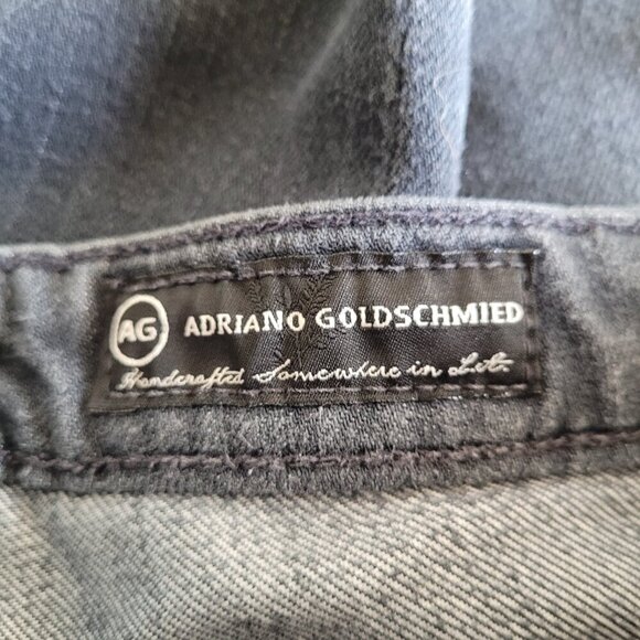 AG Adriano Goldschmied Grey Wash The Stilt-Cigarette Leg Jeans - Picture 5 of 6